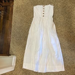 Free people white midi dress